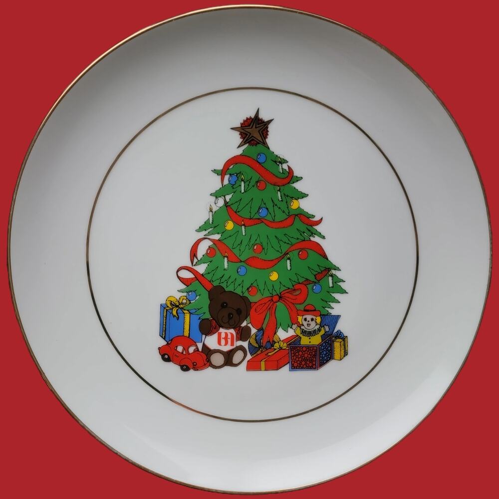 Vintage 1984 Collectible Christmas Plate from Bank of America